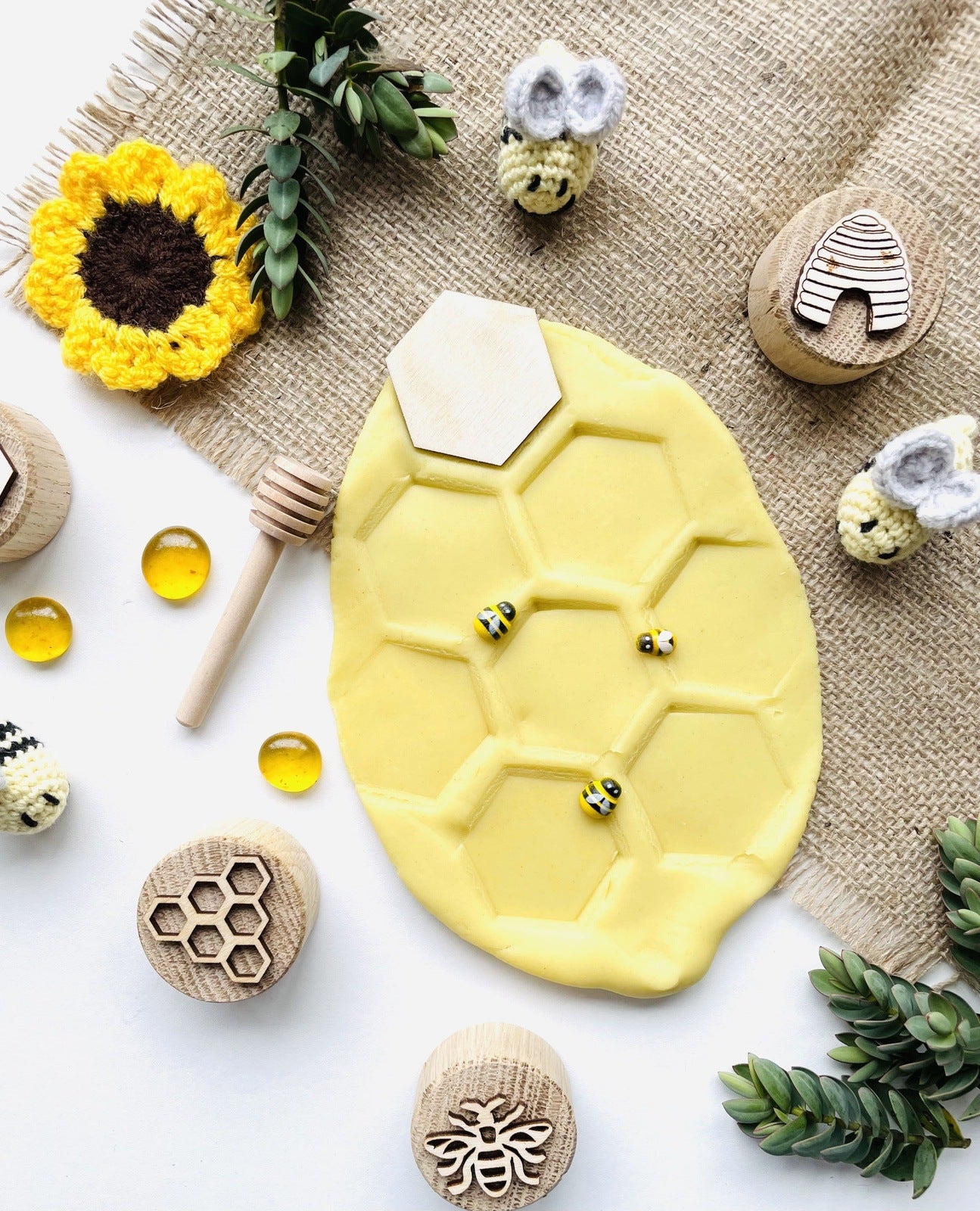 Soft Citrus Yellow Sensory Dough