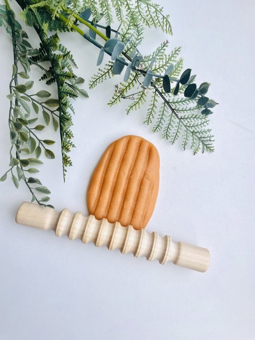 Lined Wooden Rolling Pin